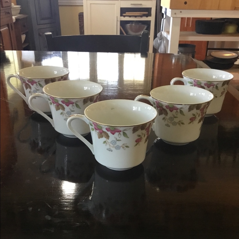 Carlton fine China Sango Japan tea cups